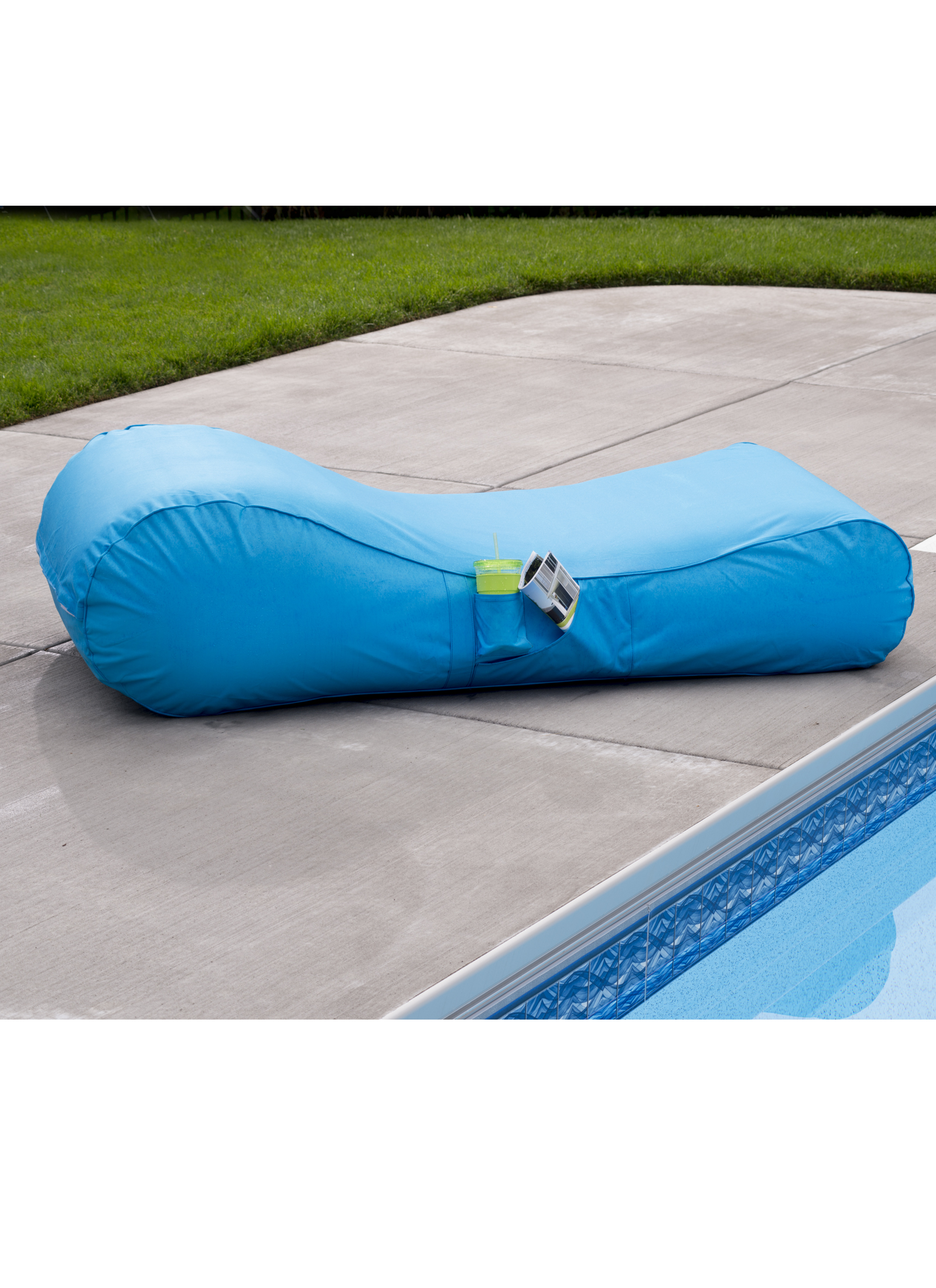 Capri Inflatable Lounger Turquoise - TOYS & GAMES